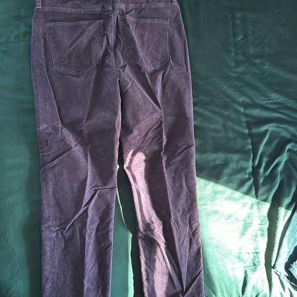 High Rise Vintage Slim Cords With Washwell (espresso brown corduroy GAP pants) - Picture 6 of 7